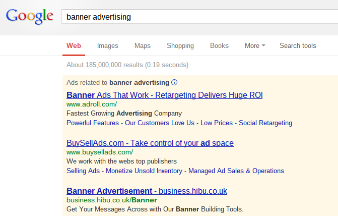 BuySellAds PPC Text Advert