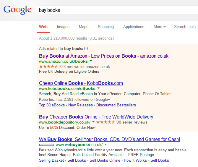 Amazon PPC Text Advert