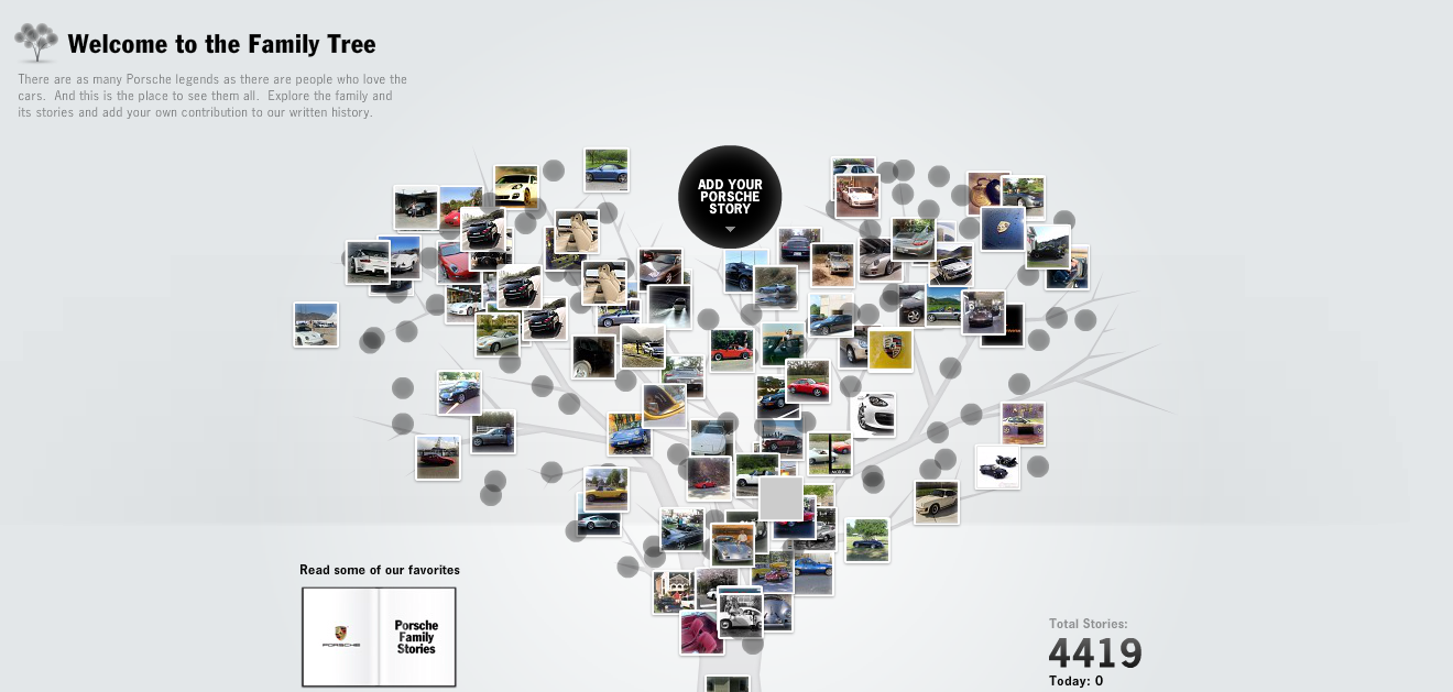Porsche Microsite Landing Page