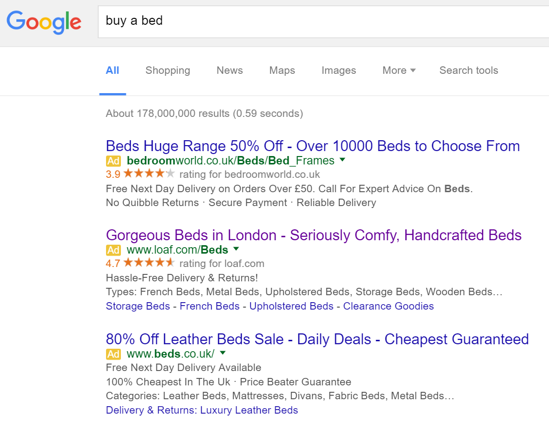 Loaf-PPC-Search-Advert1.png