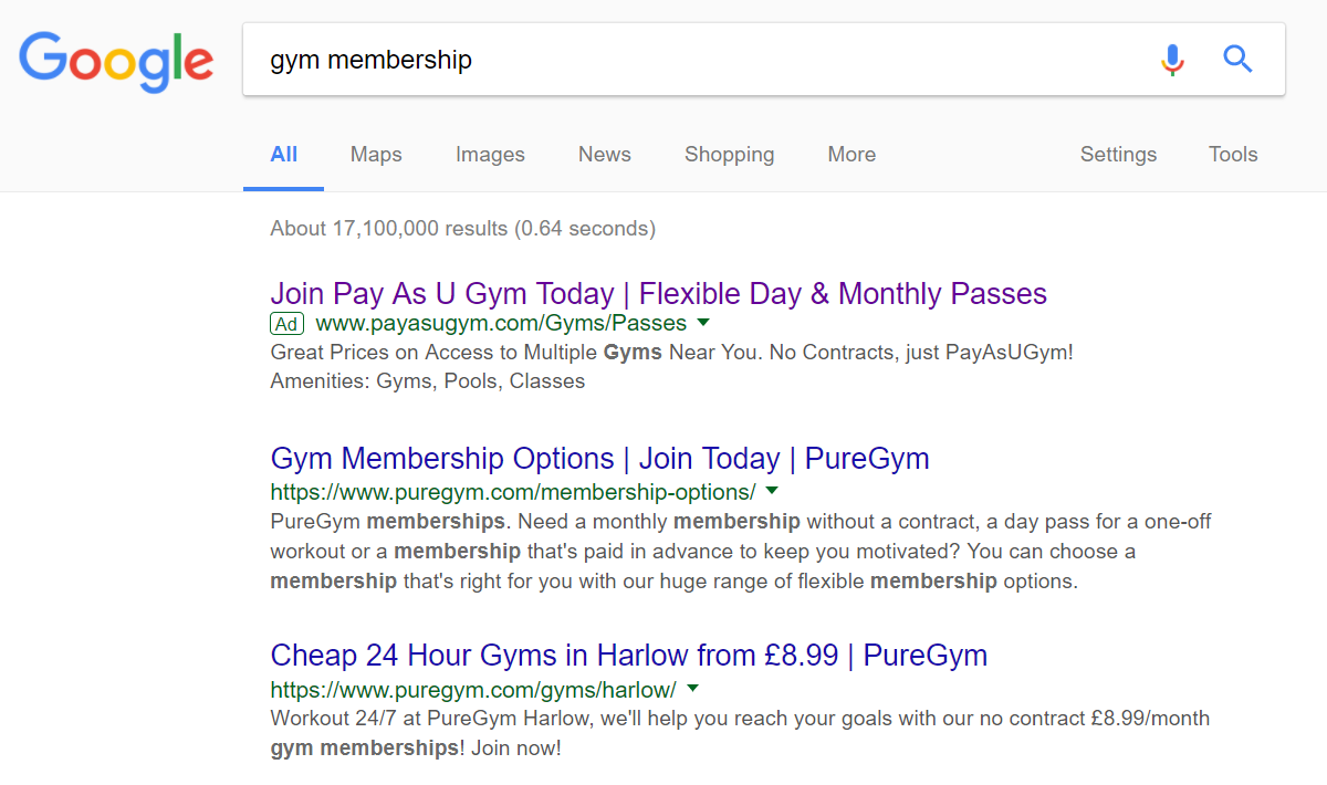 pay-as-u-gym-PPC-search-advert.png