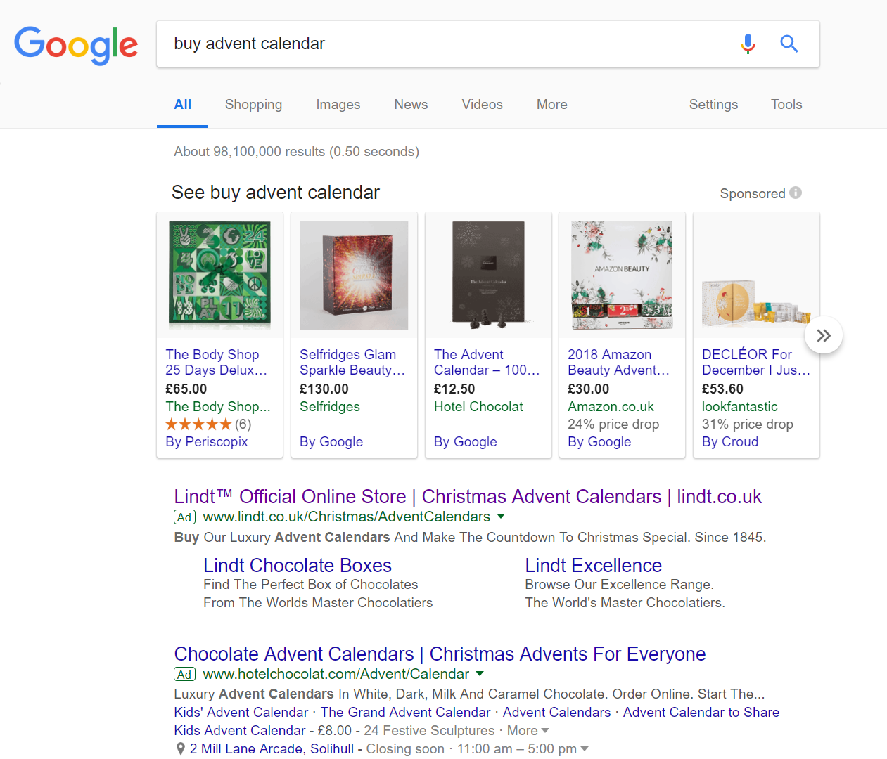 Lindt-PPC-search-advert.png