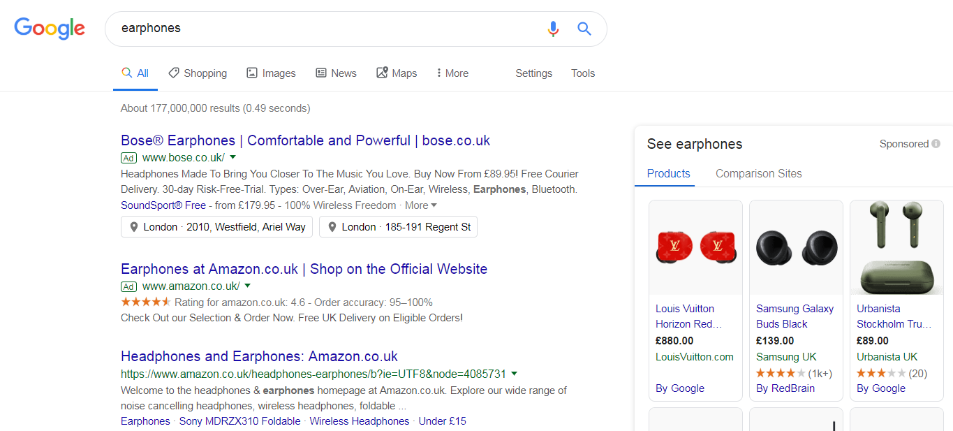 Bose-PPC-search-advert.png